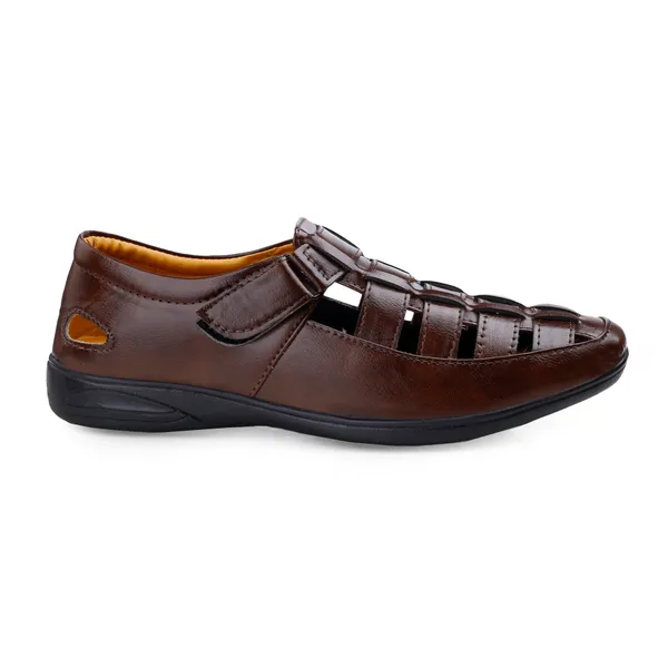Brown_Synthetic_Leather_Sandal_For_Men