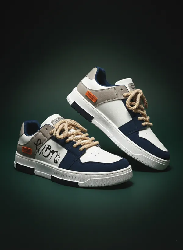 Blue_Synthetic_Leather_Casual_Shoes_For_Men