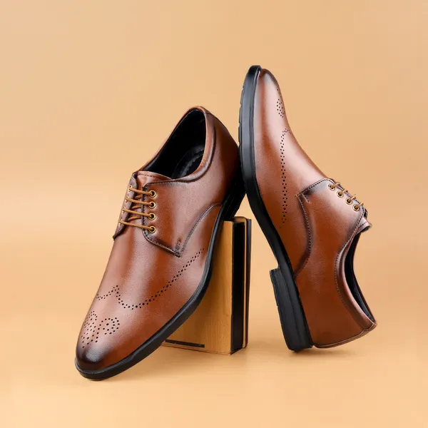 Tan_Synthetic_Leather_Formal_Shoes_For_Men