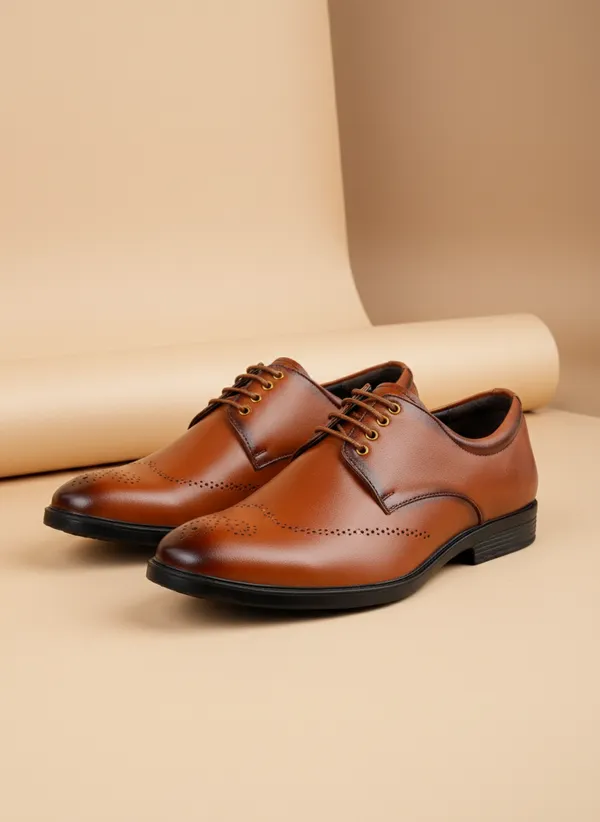 Tan_Synthetic_Leather_Formal_Shoes_For_Men