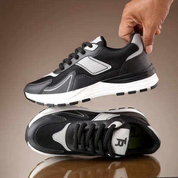 Black_Mesh_Sports_Shoes_For_Men