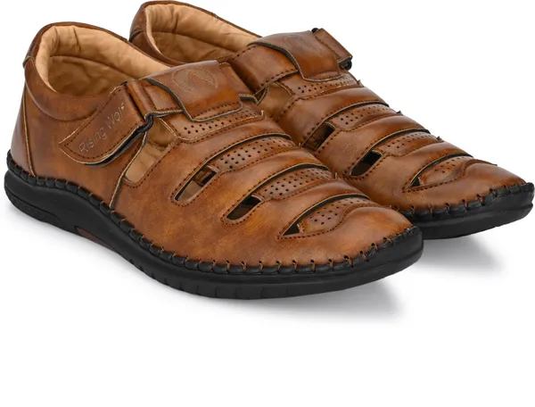 Tan_Synthetic_Leather_Sandal_For_Men