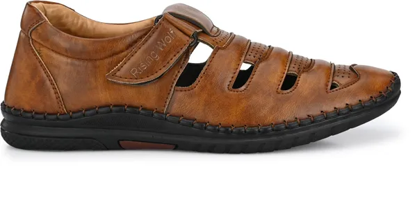 Tan_Synthetic_Leather_Sandal_For_Men