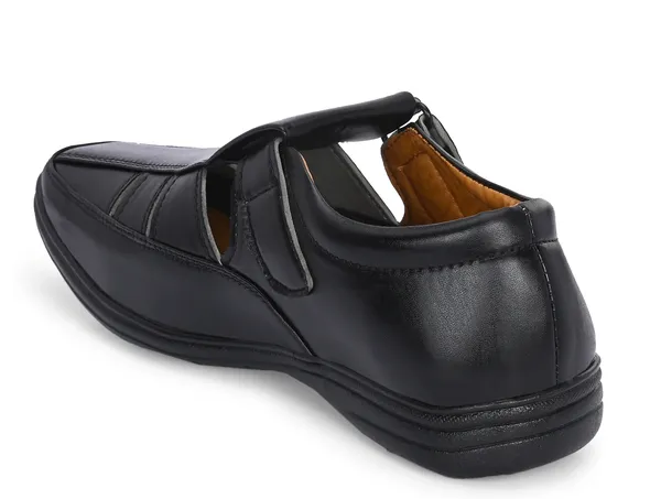 Black_Synthetic_Leather_Sandal_For_Men