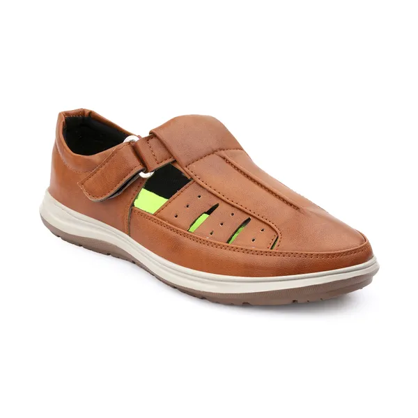 Tan_Synthetic_Leather_Sandal_For_Men