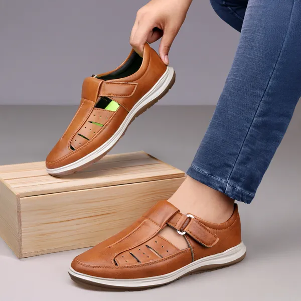 Tan_Synthetic_Leather_Sandal_For_Men