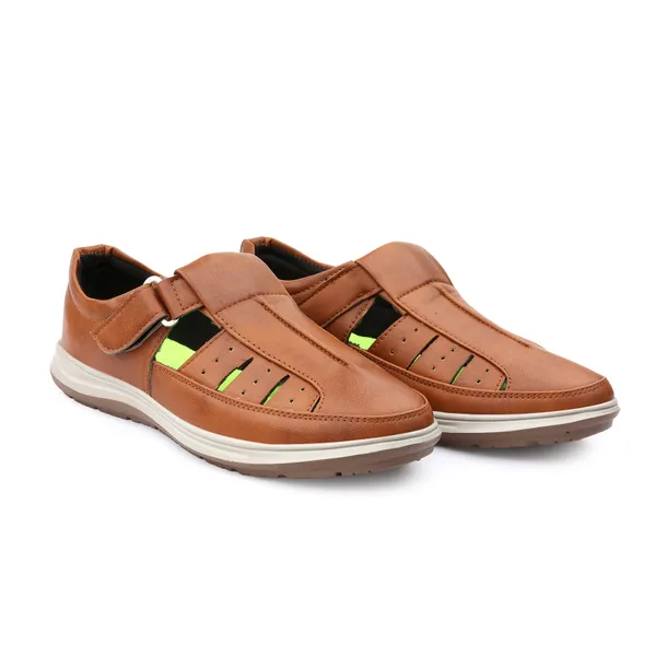 Tan_Synthetic_Leather_Sandal_For_Men