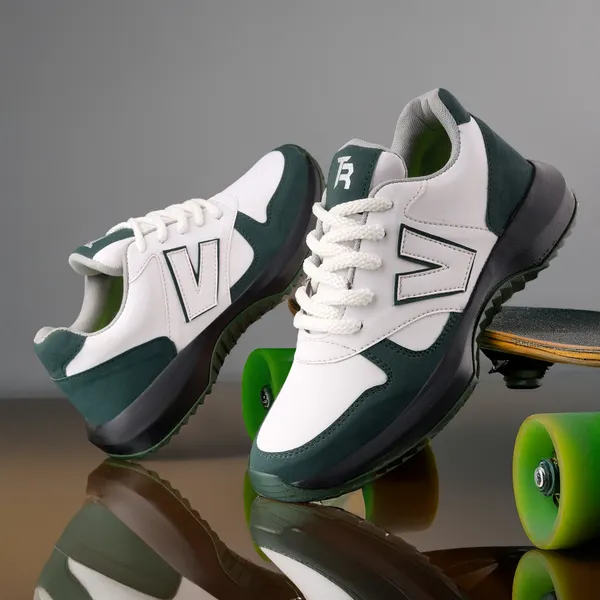 White_Mesh_Sports_Shoes_For_Men
