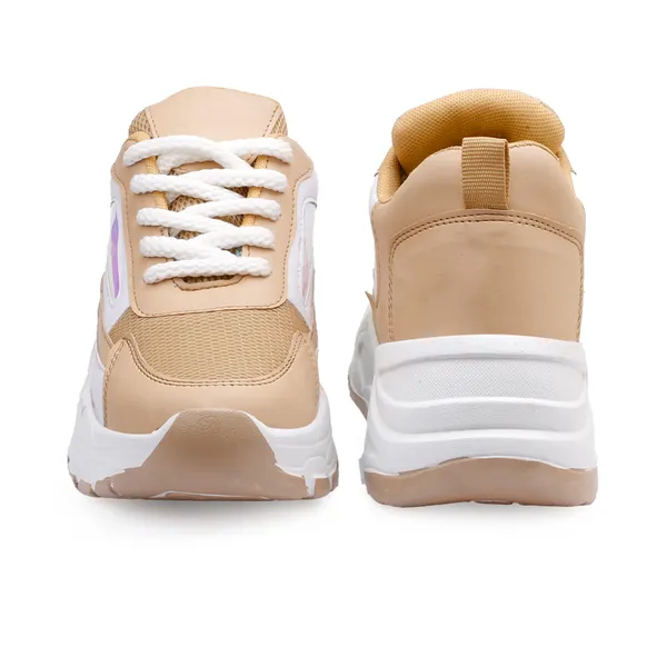 Cream_Synthetic_Leather_Casual_Shoes_For_Men