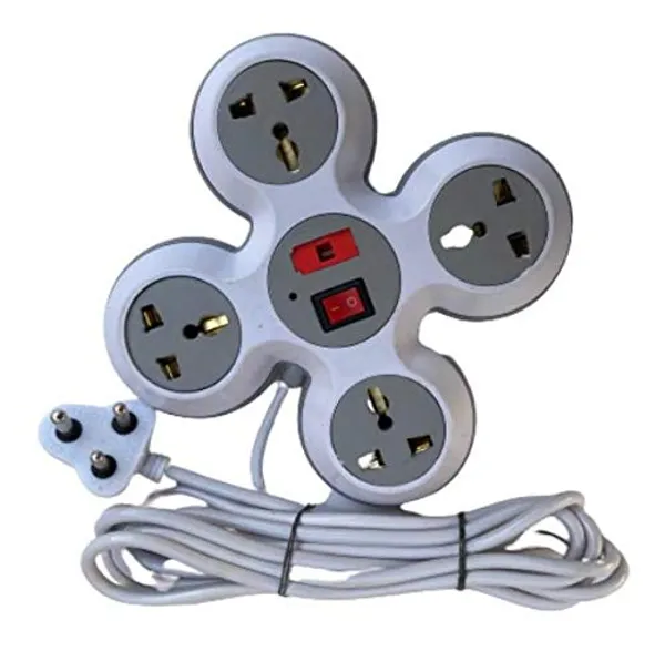 Mlu_4_1_Round_Strip_4_Mtr_Extension_Cord_6_Amp_4_Universal_Multi_Plug_Point_Extension_Board_With_Led_Indicator_-_Pack_of_2