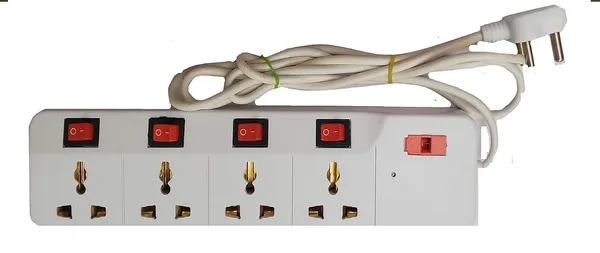 Mlu_4_4_Ext_Strip_2_Mtr_Extension_Cord_6_Amp_4_Universal_Multi_Plug_Point_Extension_Board_With_Led_Indicator