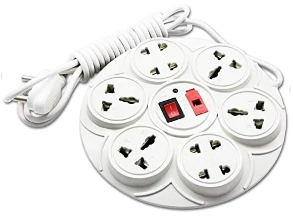 Mlu_Abs_Extension_Board_Combo_Of_8_1_Round_4_1_Long_Strip_4_Mtr_Cord_And_6_Amp_Universal_Socket_With_Led_Indicator_White_-_Pack_of_2