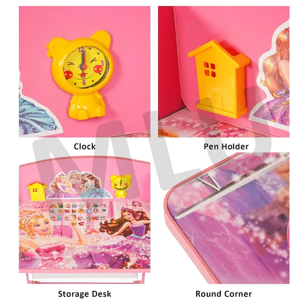 Mlu_Unique_Kids_Study_Table_And_Chair_Set_Pink_Indian_Design