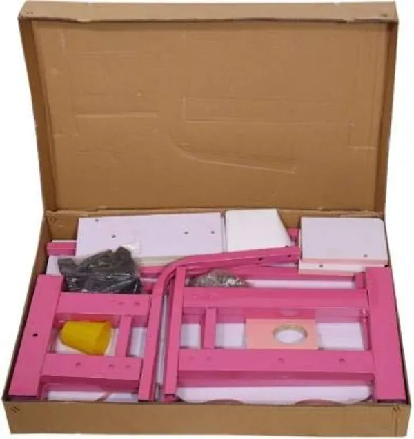Mlu_Kids_Study_Table_And_Chair_Set_Height_Adjustable_Pink_Mdf_Multifunctional_Baby_Desk_Chair
