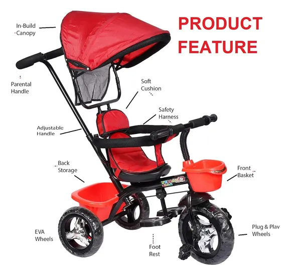 Mlu_Benz_Tricycle_Ride_On_3_In_1_With_Parental_Control_Handle_And_Durable_Rubber_Wheels_For_Ages_1_5_8_Unisex