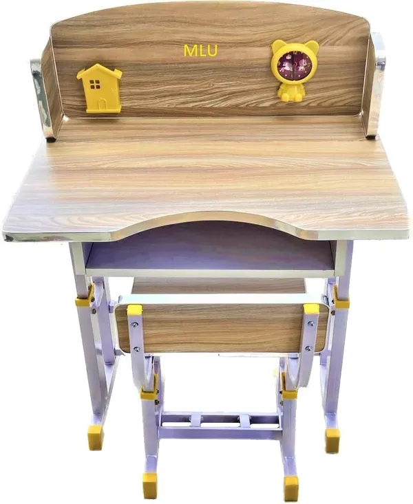 Mlu_Baby_Desk_Kids_Study_Table_And_Chair_Set_Height_Adjustable_Indian_Wooden_Multifunctional_Children_Desk_48_Cm_68_Cm_86_Cm