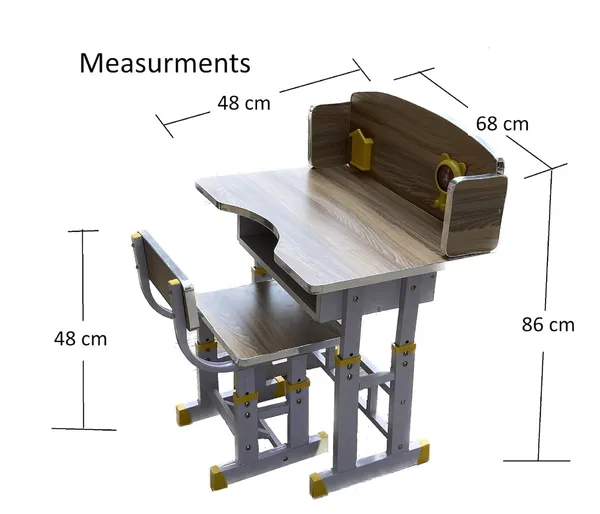 Mlu_Baby_Desk_Kids_Study_Table_And_Chair_Set_Height_Adjustable_Indian_Wooden_Multifunctional_Children_Desk_48_Cm_68_Cm_86_Cm