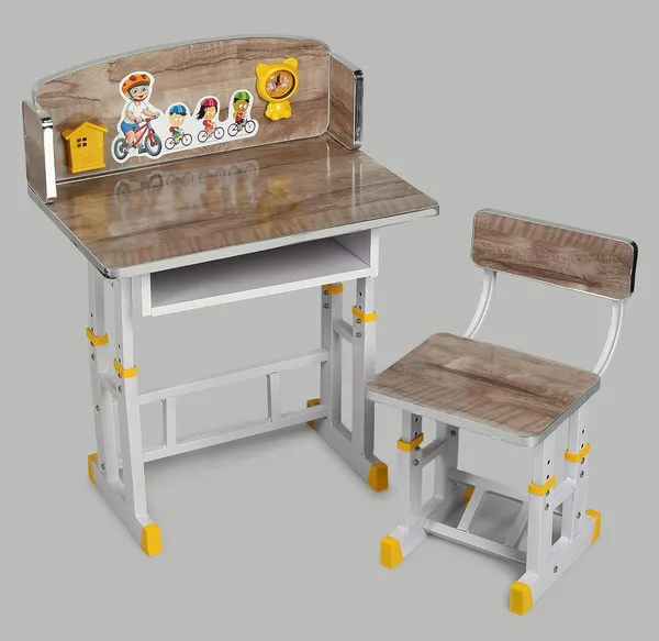 Mlu_Kids_Study_Table_And_Chair_Set_Height_Adjustable_Brown