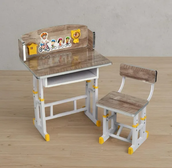 Mlu_Kids_Study_Table_And_Chair_Set_Height_Adjustable_Brown