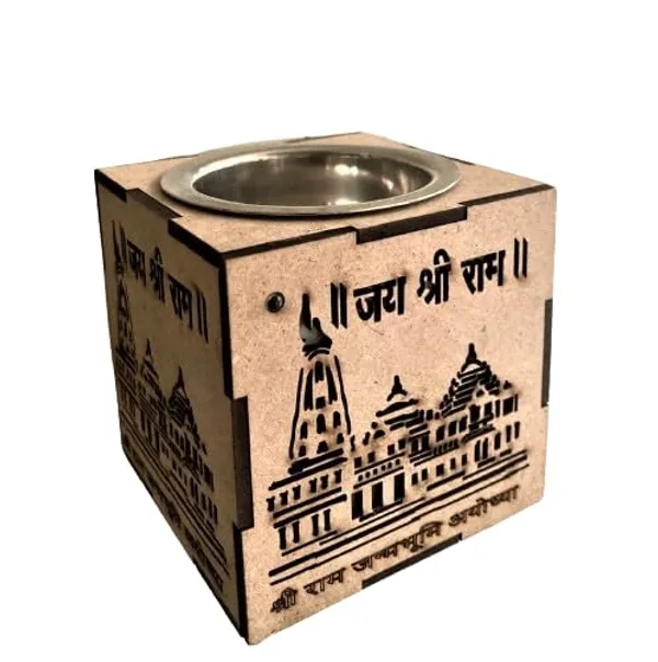 Mlu_Aroma_Night_Lamp_With_Ayodhya_Ram_Mandir_Temple_Scenery_Set_Of_2_Brown_With_Inbuilt_Led_Light