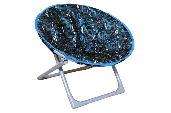 Mlu_Folding_Moon_Chair_With_Printed_Pattern_33_X_33_X_33_Cm_Multicolour_Metal_Frame