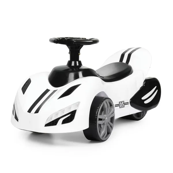 Mlu_Kids_Ride_On_Sports_Car_Yellow_And_Black_Racing_Design_Push_Car_With_Steering_Wheel_Indoor_Outdoor_Toy_Vehicle_Music_And_Lights_1_4_Years_White