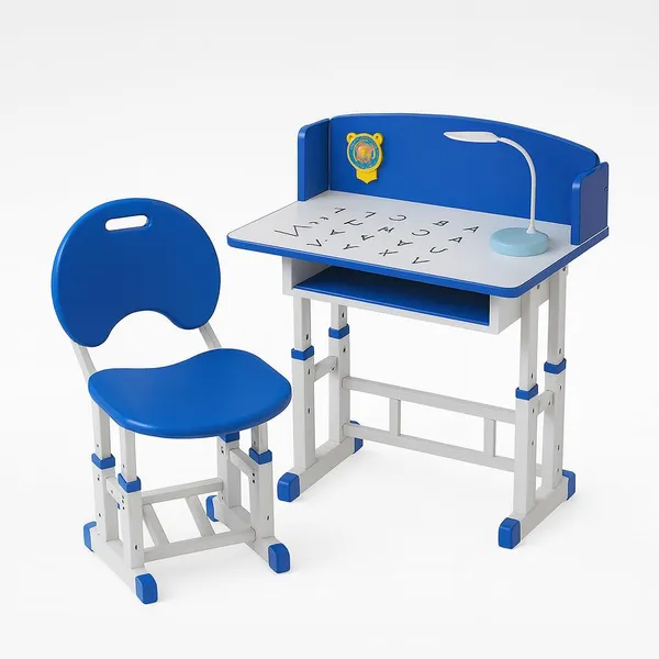 Mlu_Children_S_Study_Desk_And_Chair_Set_Height_Adjustable_Blue_And_White