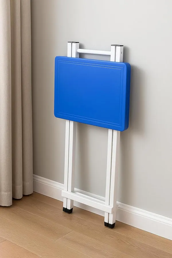 Mlu_Foldable_Multipurpose_Table_For_Home_Office_Study_Portable_Blue_Table_With_Strong_Metal_Frame_Lightweight_Easy_To_Store_And_Durable_Plastic_Top