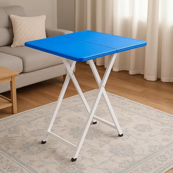 Mlu_Foldable_Multipurpose_Table_For_Home_Office_Study_Portable_Blue_Table_With_Strong_Metal_Frame_Lightweight_Easy_To_Store_And_Durable_Plastic_Top