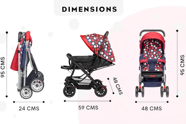 Mlu_Baby_Stroller_With_Adjustable_Canopy_Reversible_Handle_Multi_Position_Recline_Safety_Harness_Lightweight_Foldable_Pram_For_Newborns_Toddlers_Navy_Polka_Dots