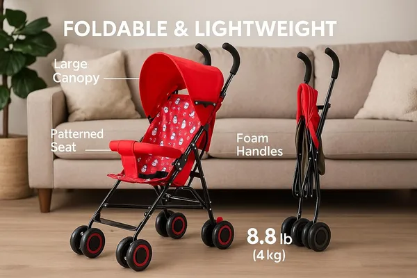 Mlu_Lightweight_Foldable_Baby_Stroller_With_Large_Canopy_Safety_Belt_Foam_Handles_Front_Double_Wheels_Compact_Travel_Pram_For_Kids_Toddlers_Red