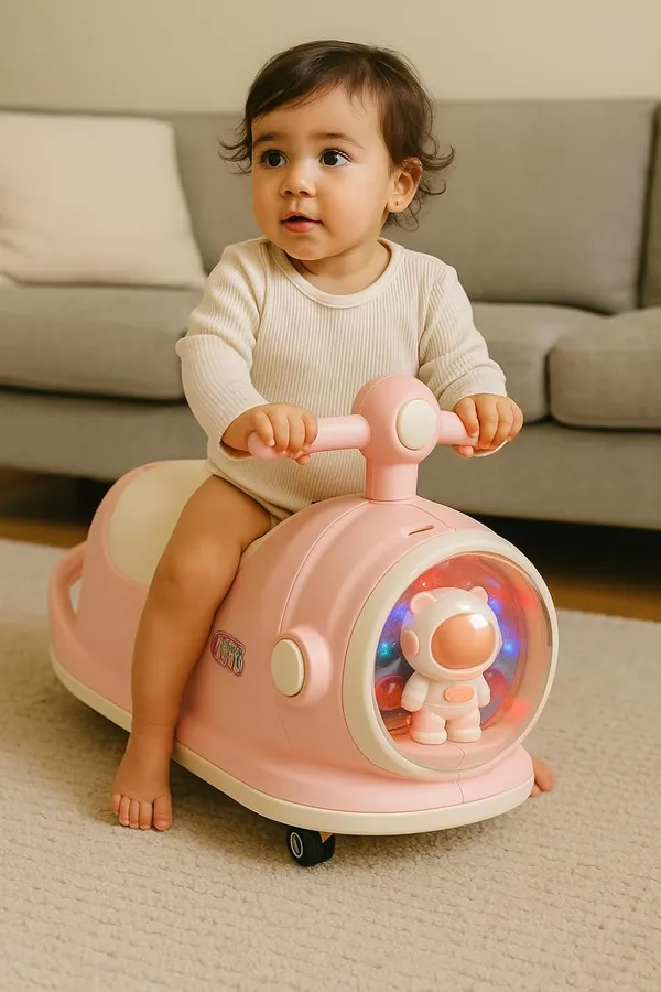 Tutu_Baby_Ride_On_Toy_For_Girls_Pink_Astronaut_Design_With_Rgb_Led_Front_Dome_360_Swivel_Wheels_Strong_Pp_Body_Indoor_Outdoor_Push_Ride_Toddler_Ride_On_Scooter_For_Ages_1_4_Years