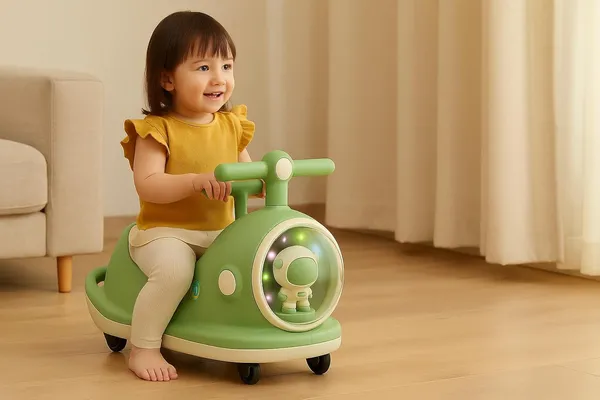 Mlu_Kids_Ride_On_Scooter_Green_Astronaut_Led_Light_Ride_Toy_360_Swivel_Wheels_T_Shaped_Handlebar_Comfortable_Seat_Indoor_Outdoor_Ride_On_For_Toddlers_Green
