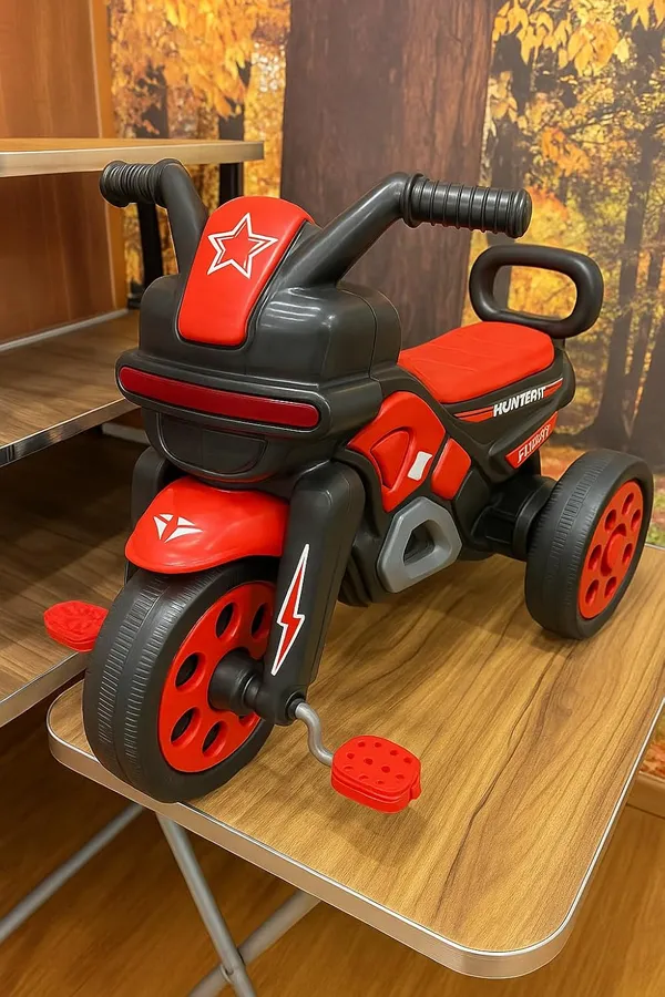 Mlu_Kids_Ride_On_Tricycle_Bike_For_Toddlers_Pedal_Powered_3_Wheel_Ride_On_With_Backrest_Wide_Wheels_Indoor_Outdoor_Toy_Red_Black