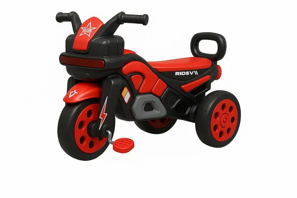Mlu_Kids_Ride_On_Tricycle_Bike_For_Toddlers_Pedal_Powered_3_Wheel_Ride_On_With_Backrest_Wide_Wheels_Indoor_Outdoor_Toy_Red_Black