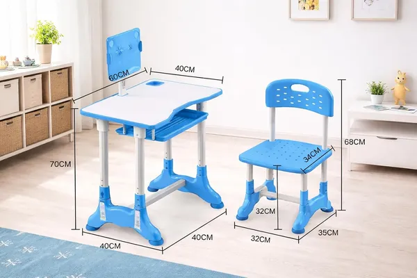 Mlu_Adjustable_Kids_Study_Table_Chair_Set_With_Book_Holder_Storage_Tray_Tablet_Stand_Height_Adjustable_Ergonomic_Desk_For_Kids