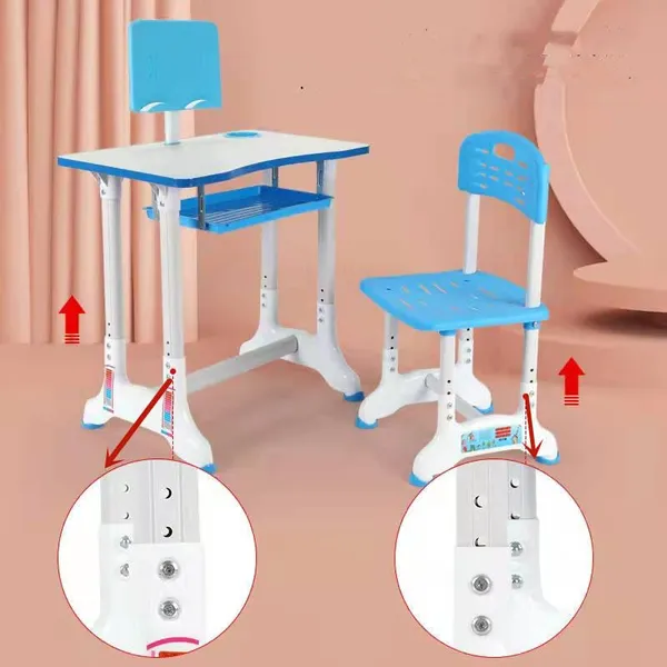 Mlu_Adjustable_Kids_Study_Table_Chair_Set_With_Book_Holder_Storage_Tray_Tablet_Stand_Height_Adjustable_Ergonomic_Desk_For_Kids_Blue