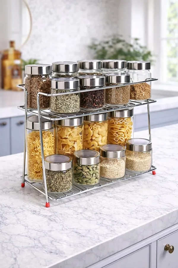 Mlu_2_Tier_Countertop_Organizer_Rack_Stainless_Steel_Kitchen_Storage_Shelf_With_Non_Slip_Rubber_Feet_Tool_Free_Assembly_Spice_Bathroom_Vanity_Organizer