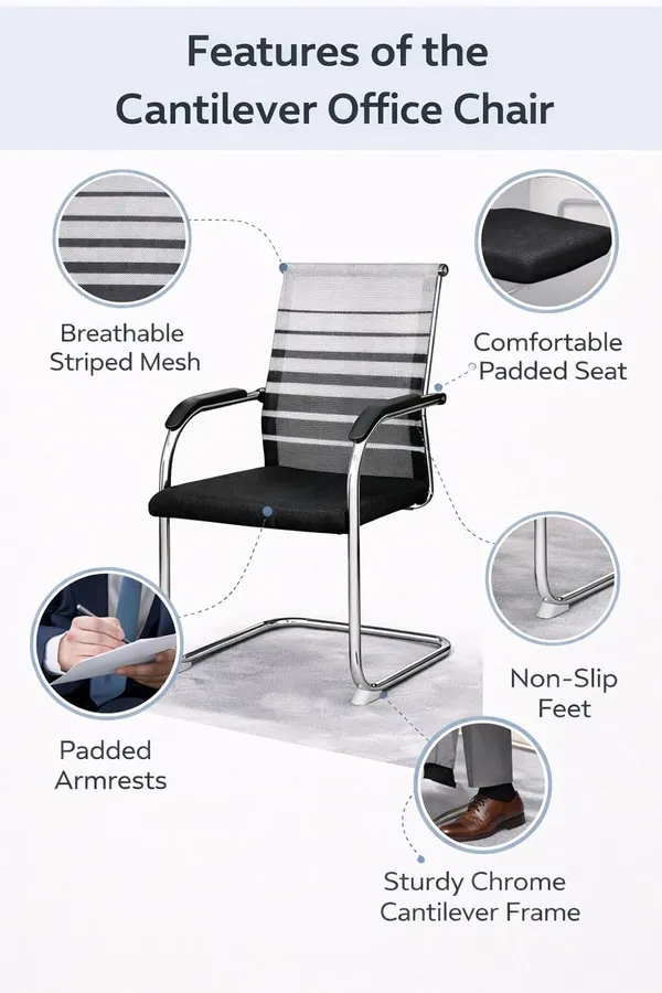Mlu_Ergonomic_Mesh_Office_Chair_With_Armrest_Cushion_Seat_Metal_Frame_Visitor_Guest_Chair_For_Study_Conference_Home_Black_And_Zebra
