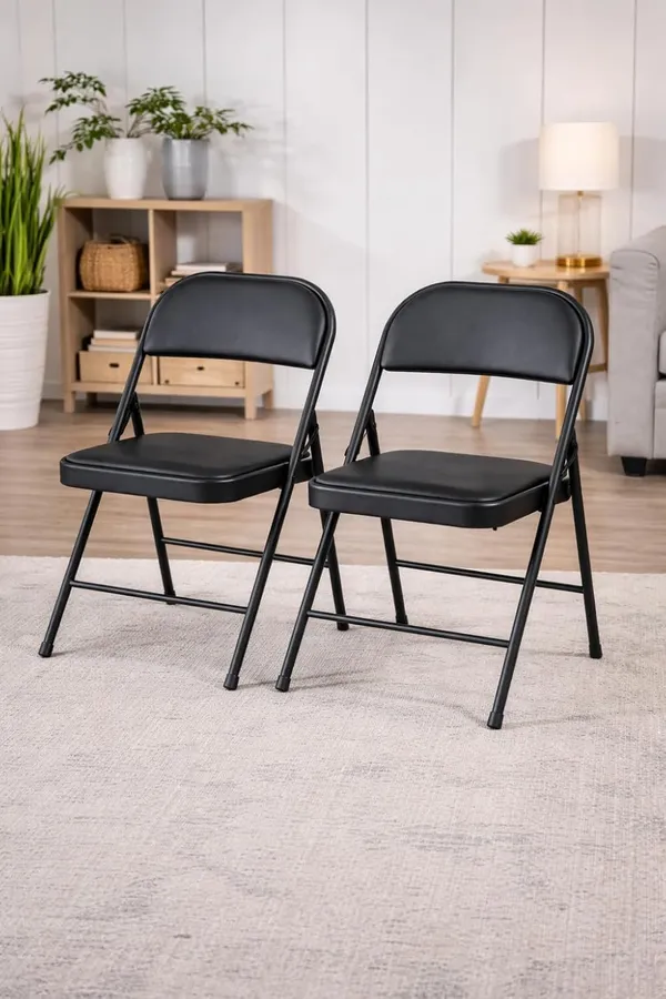 Mlu_Set_Of_2_Folding_Chairs_With_Padded_Seat_Backrest_Heavy_Duty_Steel_Frame_Portable_Compact_Foldable_Chairs_Waterproof_Vinyl_Cushion_No_Assembly_Required_Black