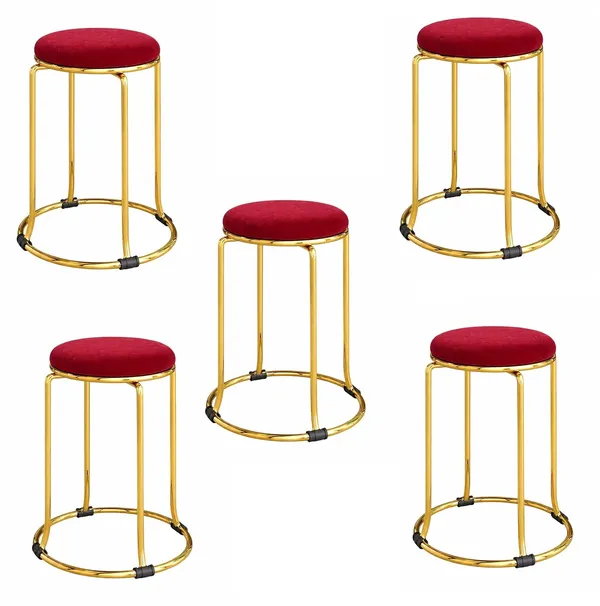 Mlu_Luxury_Velvet_Round_Stool_With_Gold_Metal_Frame_Stackable_Modern_Seating_For_Living_Room_Dining_Dressing_Table_Office_5_Red