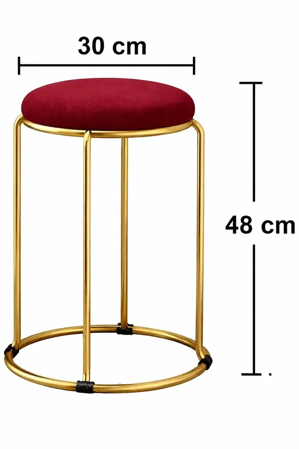 Mlu_Luxury_Velvet_Round_Stool_With_Gold_Metal_Frame_Stackable_Modern_Seating_For_Living_Room_Dining_Dressing_Table_Office_5_Red
