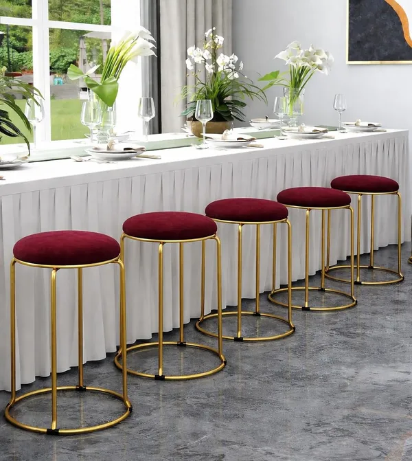 Mlu_Luxury_Velvet_Round_Stool_With_Gold_Metal_Frame_Stackable_Modern_Seating_For_Living_Room_Dining_Dressing_Table_Office_5_Red