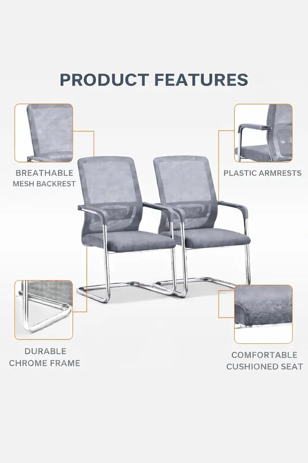 Mlu_Modern_Mesh_Visitor_Chair_With_Lumbar_Support_Cushioned_Seat_Chrome_Frame_Ergonomic_Office_Conference_Guest_Chair_With_Armrests_Grey_Self_Installation