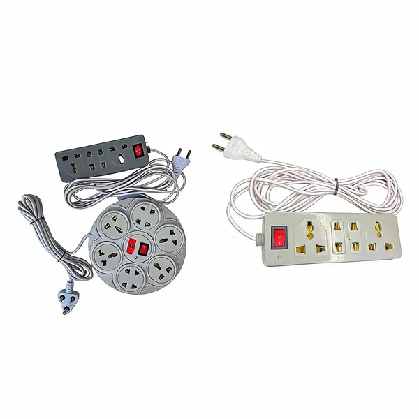 Mlu_Abs_Extension_Board_Combo_Of_8_1_Round_4_1_Long_Strip_4_Mtr_Cord_And_6_Amp_Universal_Socket_With_Led_Indicator_White_-_Pack_of_2