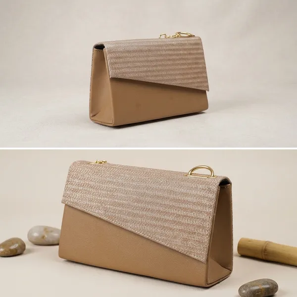 Beige_Textured_Flap_Clutch_for_Women