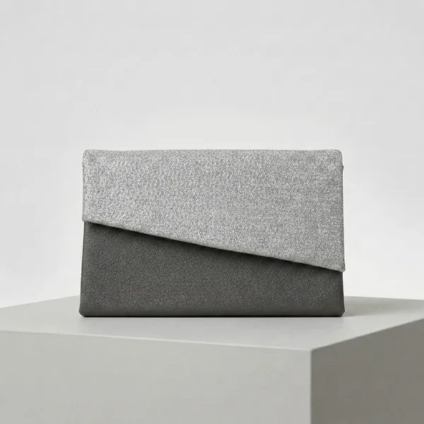 Metallic_Silver_and_Black_Textured_Clutch_Purse