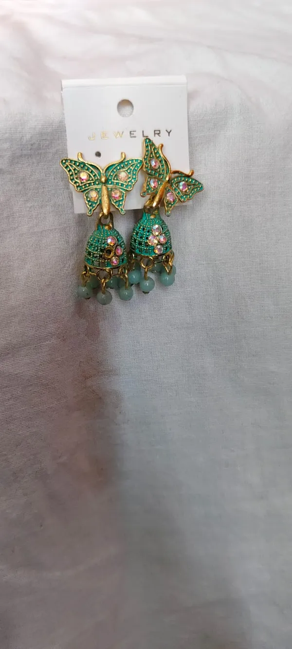 Green_Alloy_Earrings_For_Women