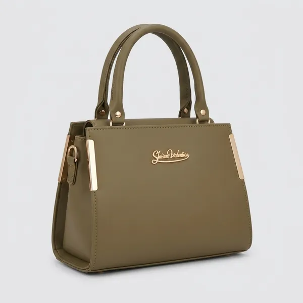 Olive_Green_Patent_Leather_Structured_Handbag_for_Women