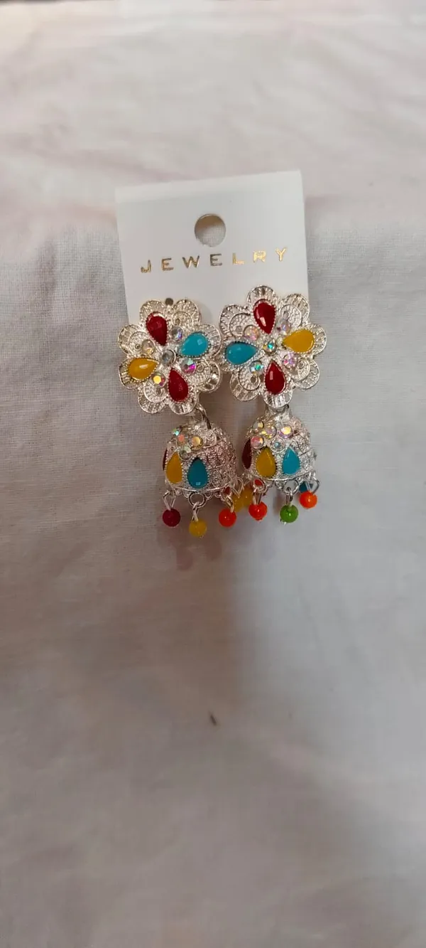 Multicolor_Alloy_Earrings_For_Women